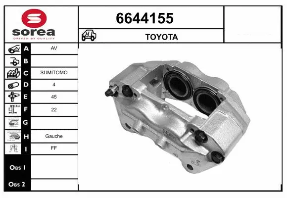 Brake Caliper (6644155)