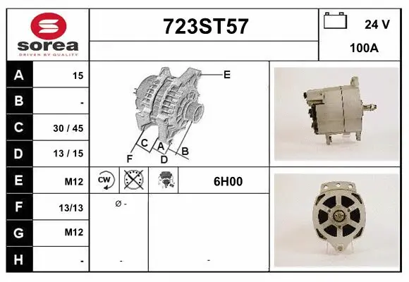 Alternator (723ST57)