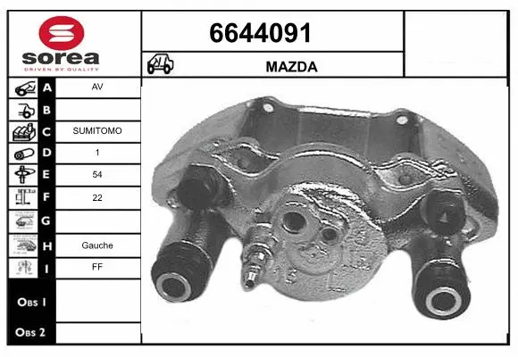 Brake Caliper (6644091)