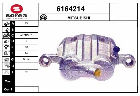 Brake Caliper (6164214)