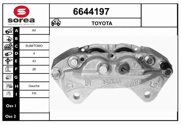 Brake Caliper (6644197)