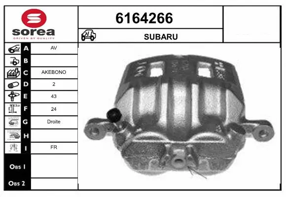 Brake Caliper (6164266)