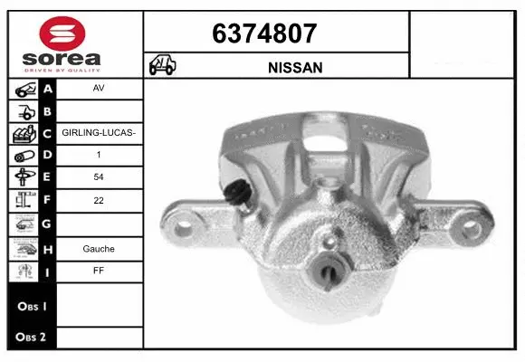 Brake Caliper (6374807)
