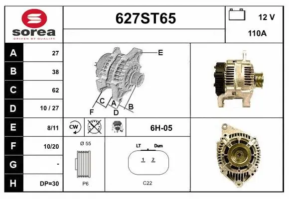 Alternator (627ST65)
