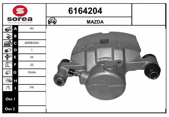 Brake Caliper (6164204)