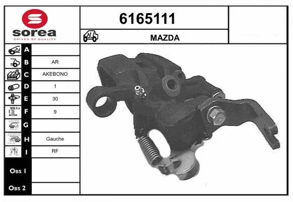 Brake Caliper (6165111)