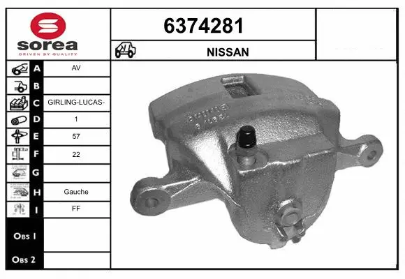 Brake Caliper (6374281)