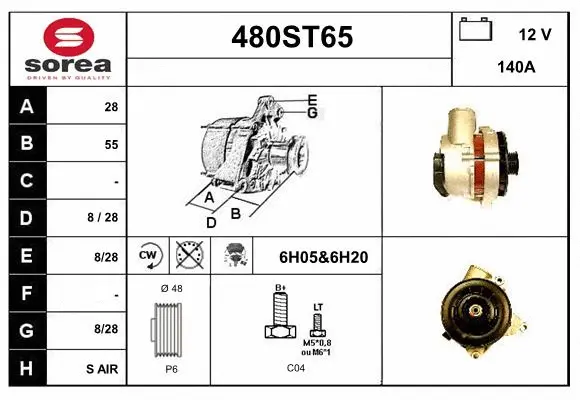 Alternator (480ST65)