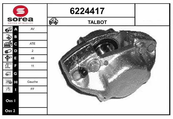 Brake Caliper (6224417)