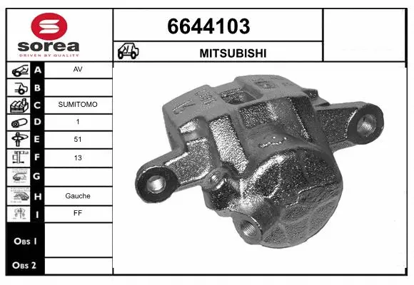 Brake Caliper (6644103)