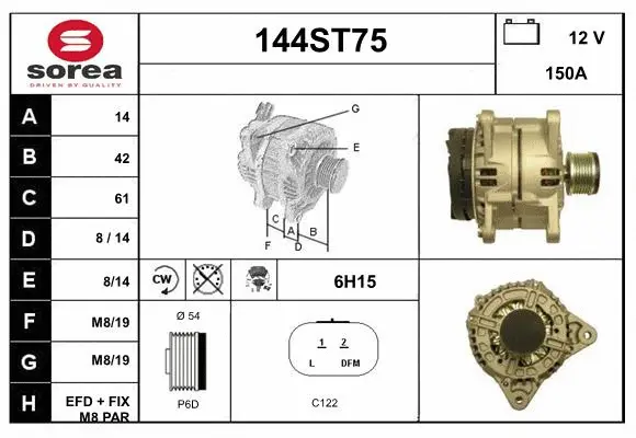 Alternator (144ST75)