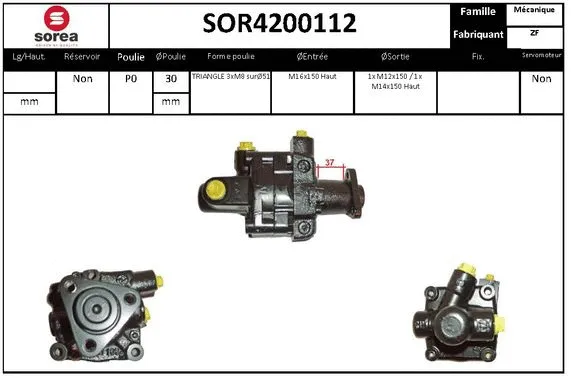 Hydraulic Pump, steering (SOR4200112)