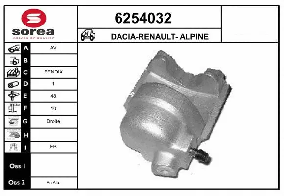 Brake Caliper (6254032)