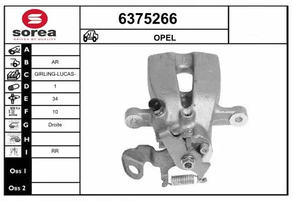 Brake Caliper (6375266)