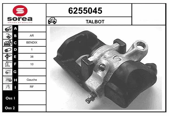 Brake Caliper (6255045)