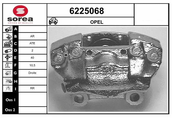 Brake Caliper (6225068)