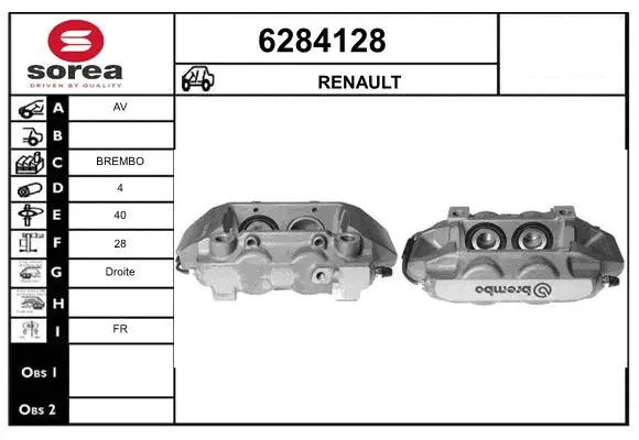 Brake Caliper (6284128)