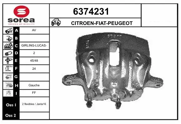 Brake Caliper (6374231)