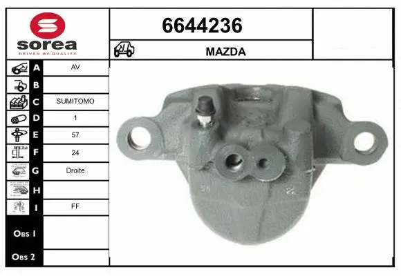 Brake Caliper (6644236)