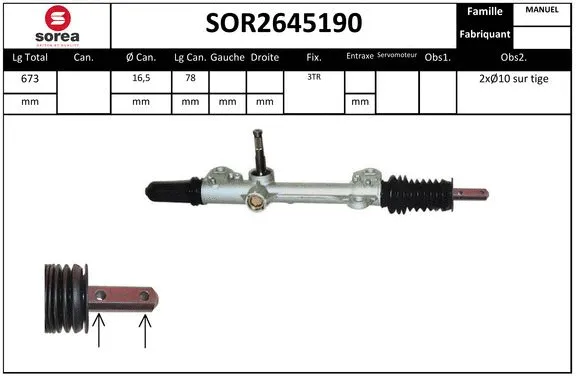 Steering Gear (SOR2645190)