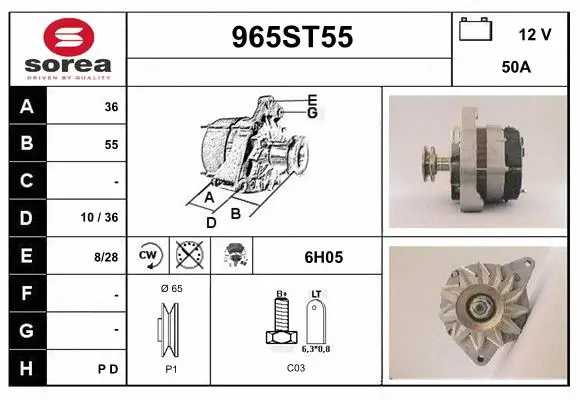 Alternator (965ST55)