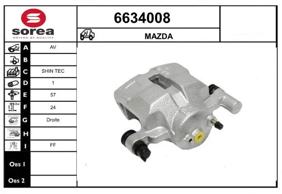 Brake Caliper (6634008)