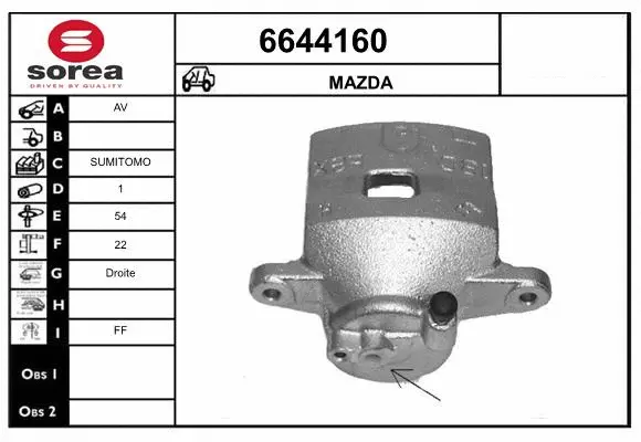 Brake Caliper (6644160)