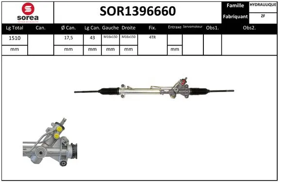 Steering Gear (SOR1396660)