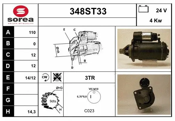 Starter (348ST33)