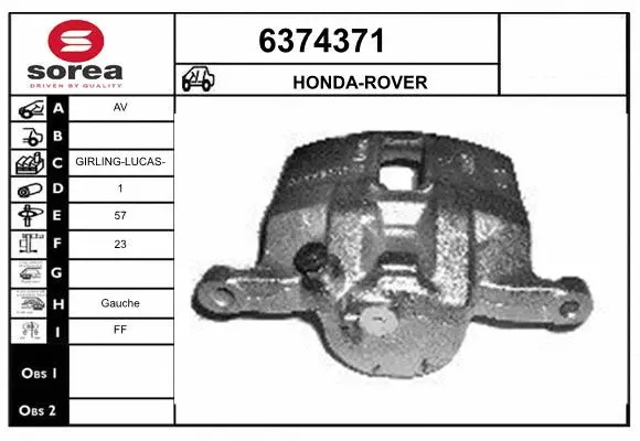 Brake Caliper (6374371)