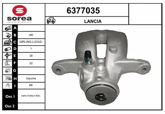 Brake Caliper (6377035)