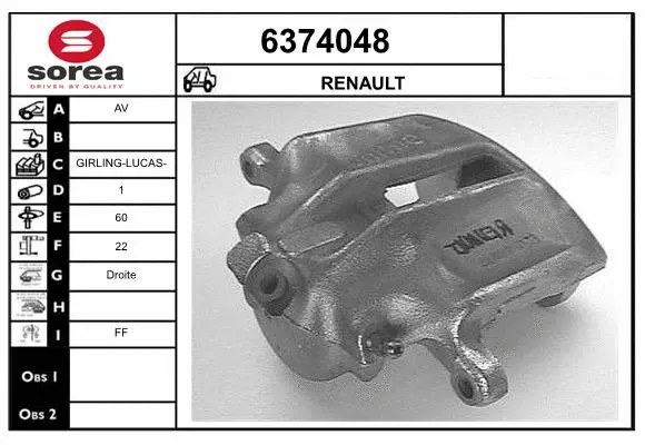 Brake Caliper (6374048)
