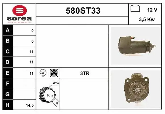 Starter (580ST33)