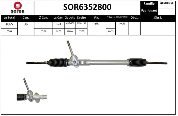Steering Gear (SOR6352800)