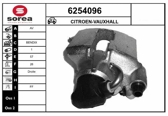 Brake Caliper (6254096)