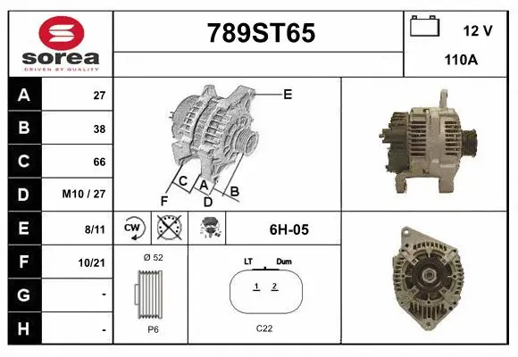 Alternator (789ST65)