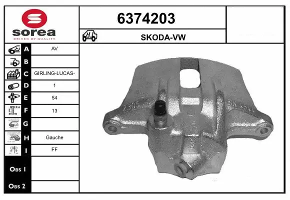 Brake Caliper (6374203)