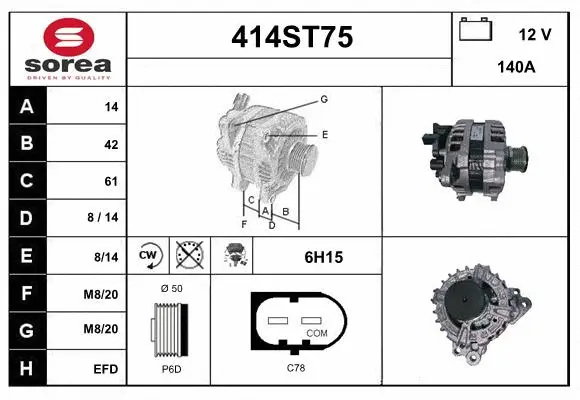 Alternator (414ST75)