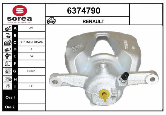 Brake Caliper (6374790)