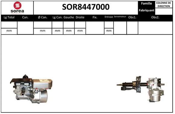 Steering Column (SOR8447000)