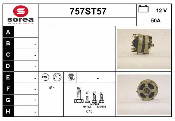 Alternator (757ST57)