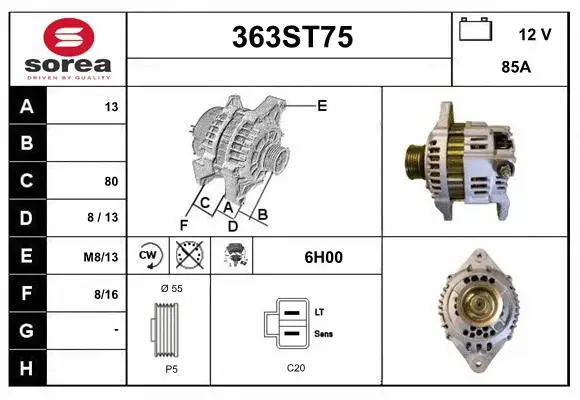Alternator (363ST75)