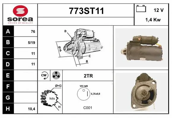 Starter (773ST11)