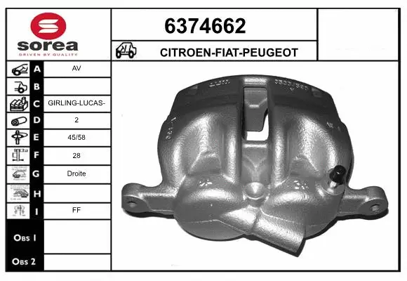 Brake Caliper (6374662)