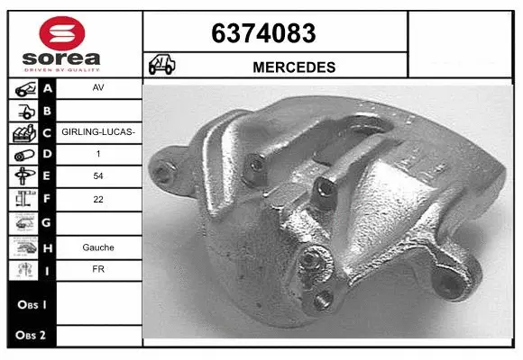 Brake Caliper (6374083)