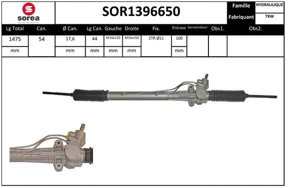 Steering Gear (SOR1396650)