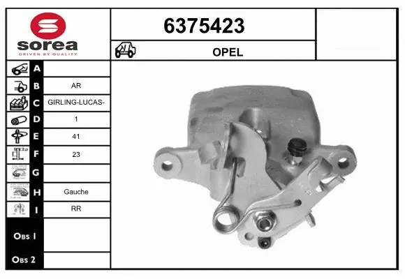 Brake Caliper (6375423)