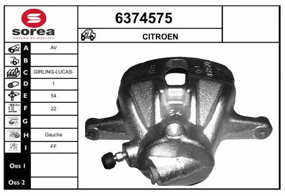 Brake Caliper (6374575)