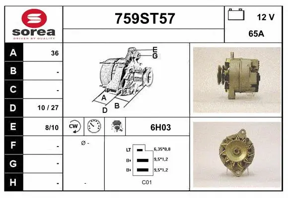 Alternator (759ST57)