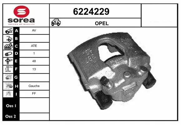 Brake Caliper (6224229)